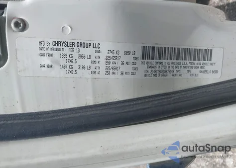 2013 Chrysler Town & Country Touring from USA, damaged, VIN 2C4RC1BG3DR675349